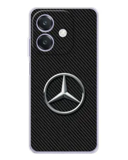 Чохол для OPPO A3 з картинкою «Карбоновий Mercedes стиль»