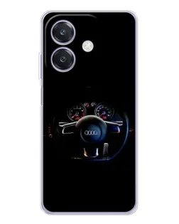 Чехол для OPPO A3 с картинкой «Салон Audi — руль» Чехол для OPPO A3 с картинкой «Салон Audi — руль»