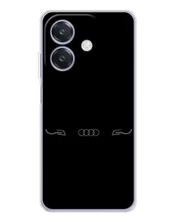 Чехол для OPPO A3 с картинкой «Audi — световой подпись» Чехол для OPPO A3 с картинкой «Audi — световой подпись»