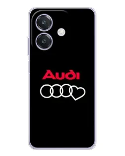 Чехол для OPPO A3 с картинкой «Логотип Audi Heart» Чехол для OPPO A3 с картинкой «Логотип Audi Heart»