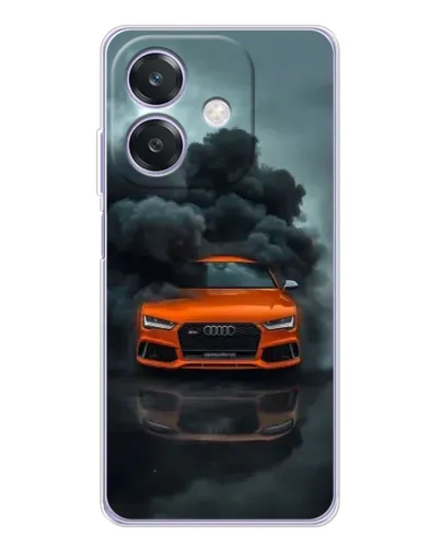 Чехол для OPPO A3 с картинкой «Audi в облаках дыма» Чехол для OPPO A3 с картинкой «Audi в облаках дыма»