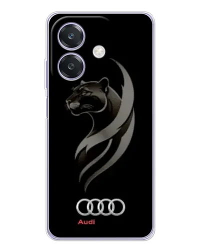 Чехол для OPPO A3 с картинкой «Графика — пантера и Audi» Чехол для OPPO A3 с картинкой «Графика — пантера и Audi»
