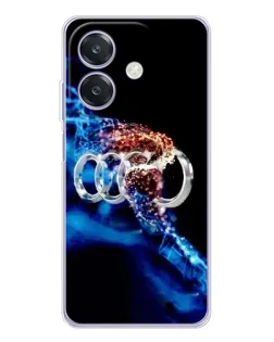 Чехол для OPPO A3 с картинкой «Энергия лого Audi»