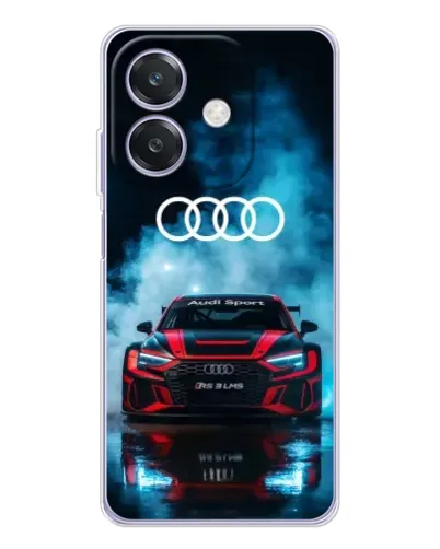 Чехол для OPPO A3 с картинкой «Audi Sport — неон» Чехол для OPPO A3 с картинкой «Audi Sport — неон»