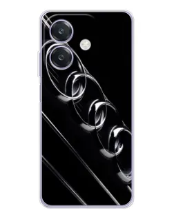 Чехол для OPPO A3 с картинкой «Audi — абстрактные кольца»