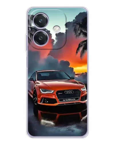 Чехол для OPPO A3 с картинкой «Audi — закат» Чехол для OPPO A3 с картинкой «Audi — закат»