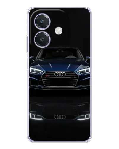 Чехол для OPPO A3 с картинкой «Audi — ночное отражение» Чехол для OPPO A3 с картинкой «Audi — ночное отражение»