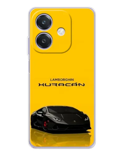Чохол для OPPO A3 з картинкою «Lamborghini Huracan чорний»
