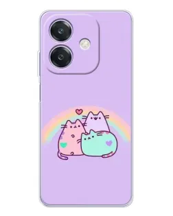 Чохол для OPPO A3 з картинкою «Веселкові Пушини» Чохол для OPPO A3 з картинкою «Веселкові Пушини»