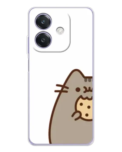 Чохол для OPPO A3 з картинкою «Пушин з печивом» Чохол для OPPO A3 з картинкою «Пушин з печивом»