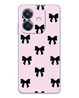 Чохол для OPPO A3 з картинкою «Чорні банти Coquette»
