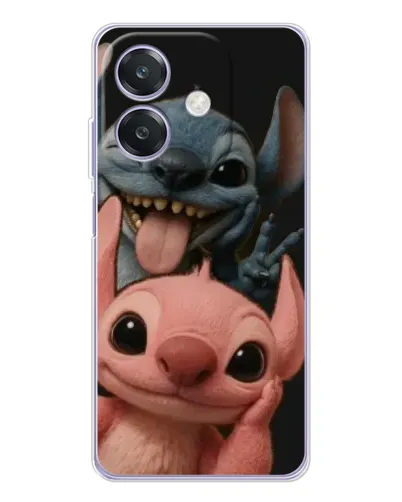 Чохол для OPPO A3 з картинкою «Стіч та Ангел»