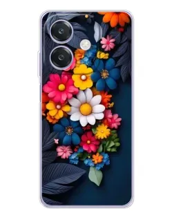 Чехол для OPPO A3 с картинкой «Цветочная феерия» Чехол для OPPO A3 с картинкой «Цветочная феерия»