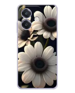 Чехол для OPPO A3 с картинкой «Белые маргаритки макро» Чехол для OPPO A3 с картинкой «Белые маргаритки макро»
