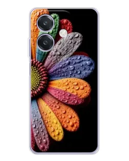 Чехол для OPPO A3 с картинкой «Радужный цветок» Чехол для OPPO A3 с картинкой «Радужный цветок»