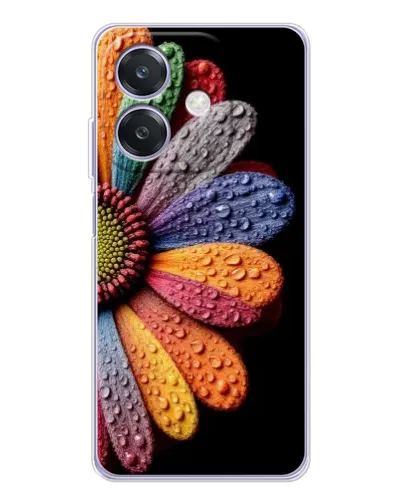 Чехол для OPPO A3 с картинкой «Радужный цветок» Чехол для OPPO A3 с картинкой «Радужный цветок»
