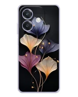 Чехол для OPPO A3 с картинкой «Лиловые цветы грации» Чехол для OPPO A3 с картинкой «Лиловые цветы грации»