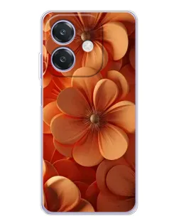 Чехол для OPPO A3 с картинкой «Оранжевый макро цветок» Чехол для OPPO A3 с картинкой «Оранжевый макро цветок»