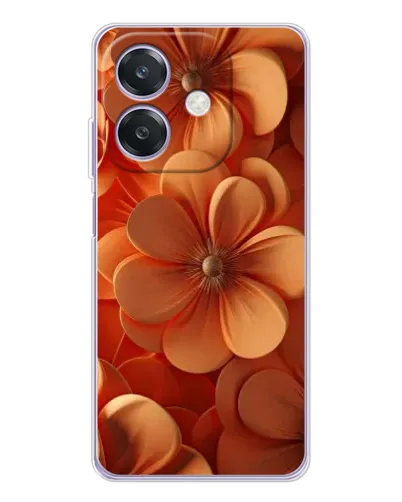 Чехол для OPPO A3 с картинкой «Оранжевый макро цветок» Чехол для OPPO A3 с картинкой «Оранжевый макро цветок»
