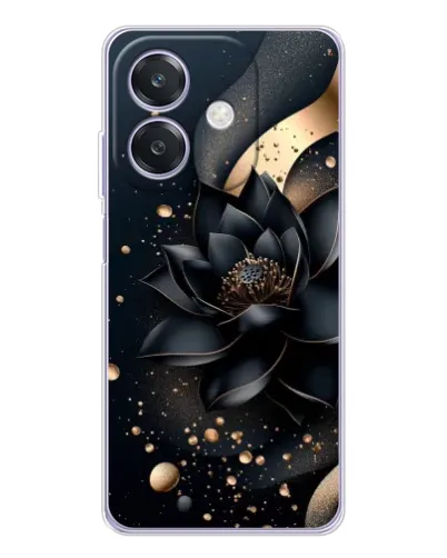 Чехол для OPPO A3 с картинкой «Черный лотос» Чехол для OPPO A3 с картинкой «Черный лотос»