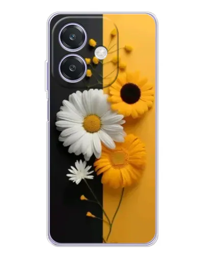 Чехол для OPPO A3 с картинкой «Подсолнух и ромашка» Чехол для OPPO A3 с картинкой «Подсолнух и ромашка»
