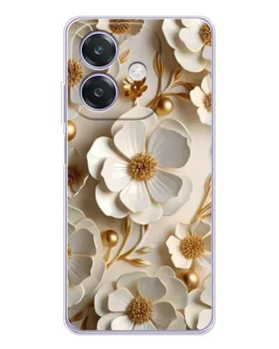 Чехол для OPPO A3 с картинкой «Белие бумажние цвети» Чехол для OPPO A3 с картинкой «Белие бумажние цвети»
