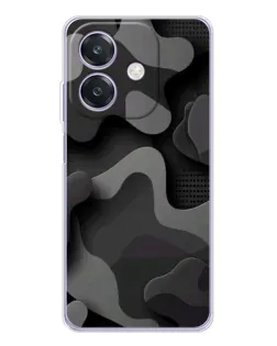 Чехол для OPPO A3 с картинкой «Темный абстрактный камуфляж» Чехол для OPPO A3 с картинкой «Темный абстрактный камуфляж»