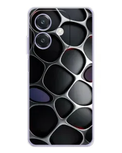 Чехол для OPPO A3 с картинкой «Объемная темная решетка» Чехол для OPPO A3 с картинкой «Объемная темная решетка»