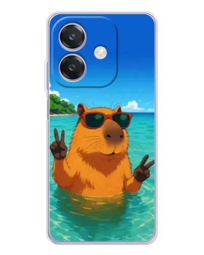 Чохол для OPPO A3 з картинкою «Морська капібара» Чохол для OPPO A3 з картинкою «Морська капібара»