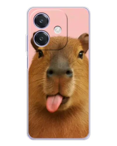 Чохол для OPPO A3 з картинкою «Капібара з язиком» Чохол для OPPO A3 з картинкою «Капібара з язиком»