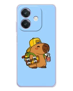 Чохол для OPPO A3 з картинкою «Капібара на скейті» Чохол для OPPO A3 з картинкою «Капібара на скейті»
