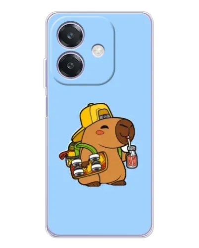 Чохол для OPPO A3 з картинкою «Капібара на скейті» Чохол для OPPO A3 з картинкою «Капібара на скейті»