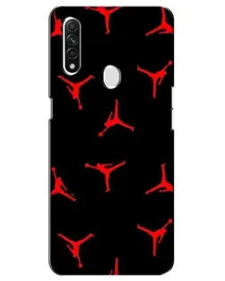 Чехол для OPPO A31 с картинкой «Jordan Red Pattern» Чехол для OPPO A31 с картинкой «Jordan Red Pattern»