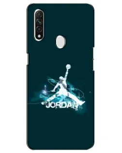 Чехол для OPPO A31 с картинкой «Jordan Blue Fire» Чехол для OPPO A31 с картинкой «Jordan Blue Fire»