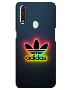Чохол для OPPO A31 з картинкою «Неоновий Adidas»