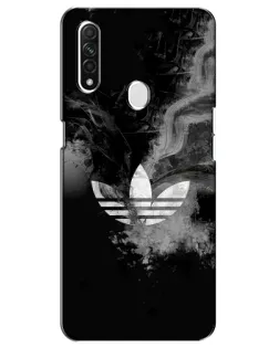 Чохол для OPPO A31 з картинкою «Абстрактний дим Adidas»