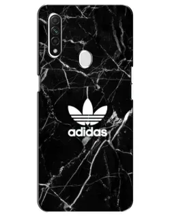 Чохол для OPPO A31 з картинкою «Білий мармур Adidas»