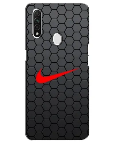 Чехол для OPPO A31 с картинкой «Nike — карбоновая сетка»