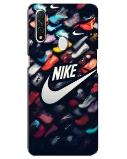 Чехол для OPPO A31 с картинкой «Коллекция кроссовок Nike»