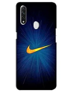 Чехол для OPPO A31 с картинкой «Синий пульс Nike» Чехол для OPPO A31 с картинкой «Синий пульс Nike»