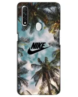 Чехол для OPPO A31 с картинкой «Тропический принт Nike» Чехол для OPPO A31 с картинкой «Тропический принт Nike»