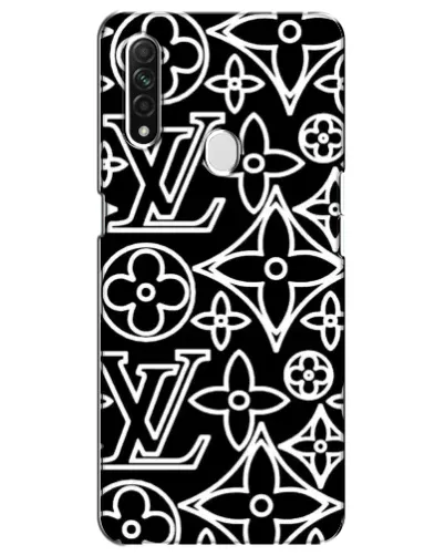 Чехол для OPPO A31 с картинкой «Черно-белый узор LV» Чехол для OPPO A31 с картинкой «Черно-белый узор LV»