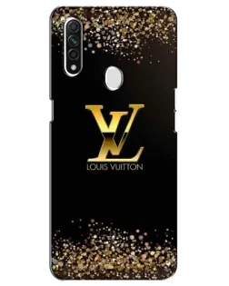 Чехол для OPPO A31 с картинкой «LV — золотые искры»