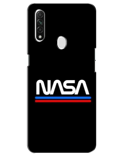 Чехол для OPPO A31 с картинкой «NASA — классика Red Blue»