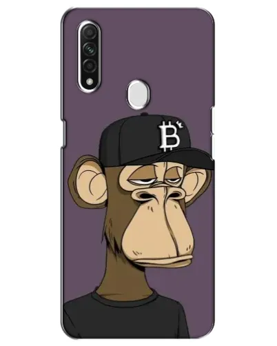 Чехол для OPPO A31 с картинкой «Bored Ape в кепке» Чехол для OPPO A31 с картинкой «Bored Ape в кепке»