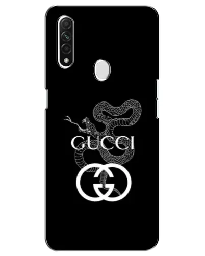 Чехол для OPPO A31 с картинкой «Gucci — серебряная змея»