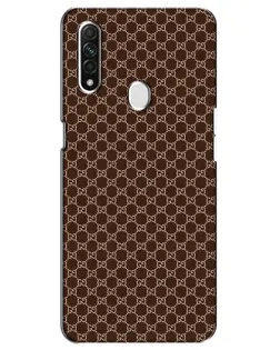 Чехол для OPPO A31 с картинкой «Gucci — шоколадная сетка»