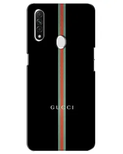 Чехол для OPPO A31 с картинкой «Gucci — строгая линия»