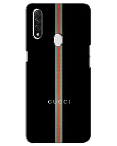 Чехол для OPPO A31 с картинкой «Gucci — строгая линия» Чехол для OPPO A31 с картинкой «Gucci — строгая линия»