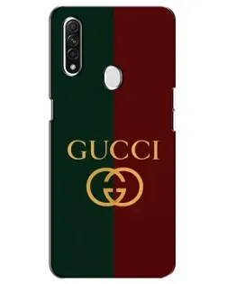 Чехол для OPPO A31 с картинкой «Gucci — темно-зеленый градиент»